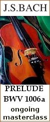 Prelude in E, Bach for guitar