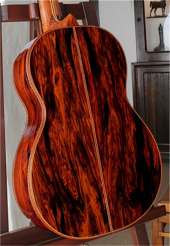 Cocobolo B&S, Hauser braced Cedar top Concert guitar