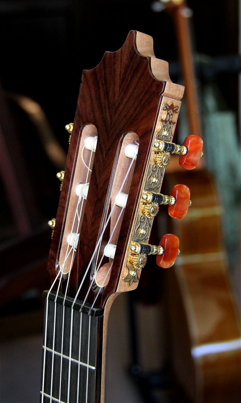 120 year air dried Brazilian Rosewood B&S, Bellucci/Hauser braced Cedar top Concert guitar