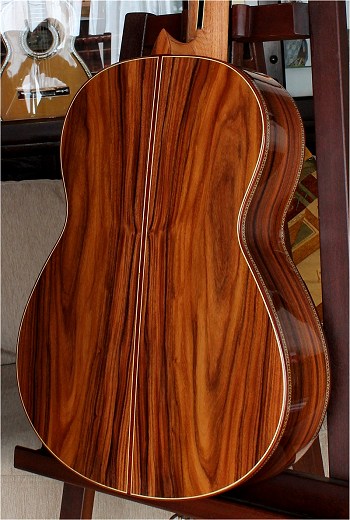 Brazilian Rosewood B&S, Hauser braced Alpine spruce top Concert guitar