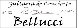 Bellucci label