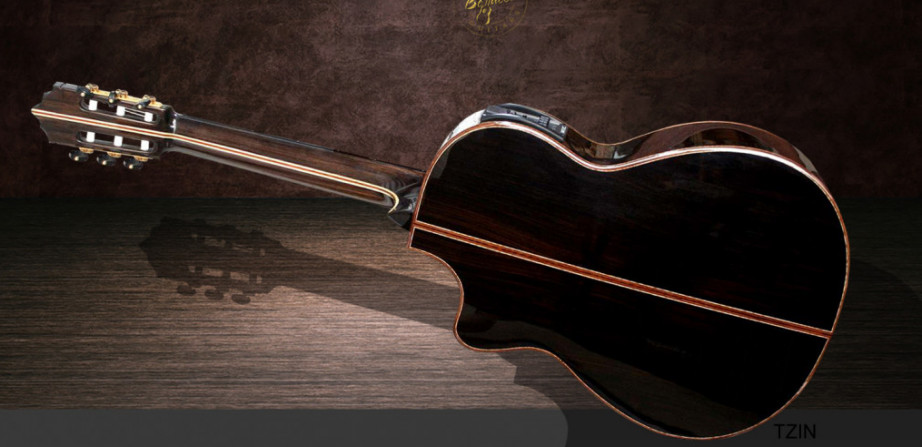The Zorro, Blackwood B&S, Sinker Redwood Top Concert Classical Guitar