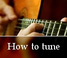 How to tune a classical guitar