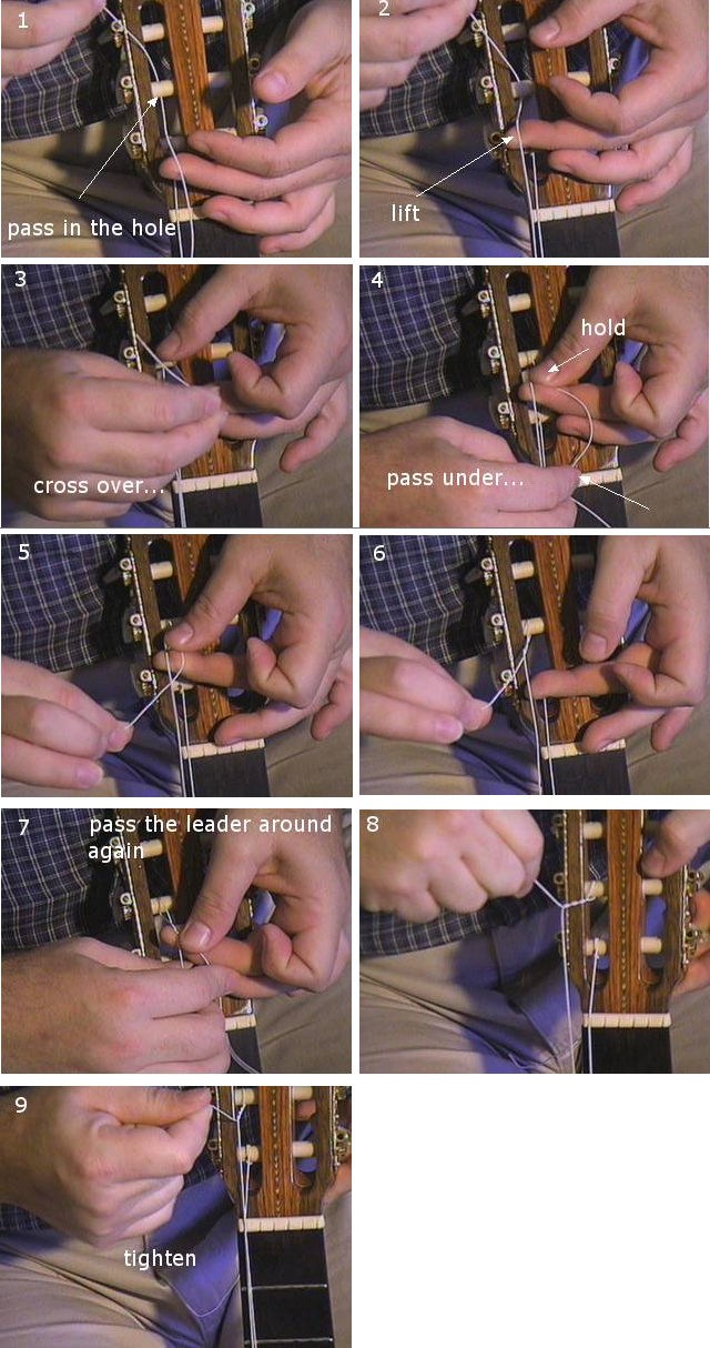 Stringing the Guitar Head