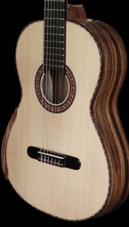 Small Body 640mm DOUBLE-TOP Concert Classical Guitar