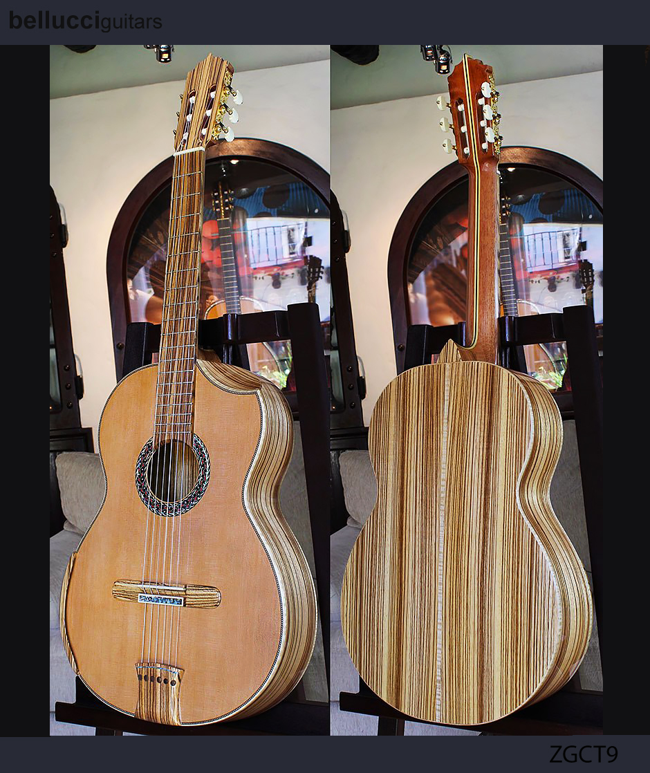 Zebrawood B&S, Cedar Top Indented Cutaway