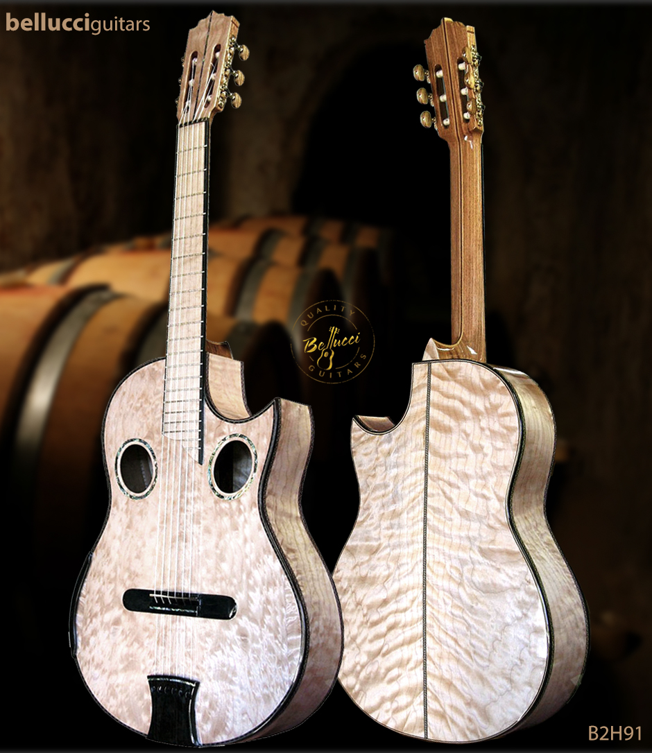 Maple Bellucci Guitar, Special Design Limited, Model B2H91