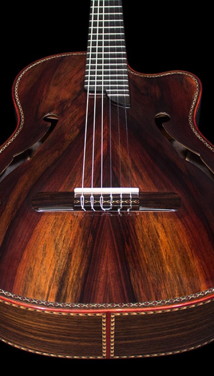 Mangore | Bellucci Guitars - Indonesian Rosewood back, sides & top ...