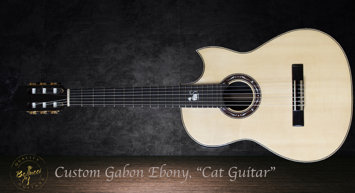 Gabon Ebony B&S, The Cat Concert Classical Guitar