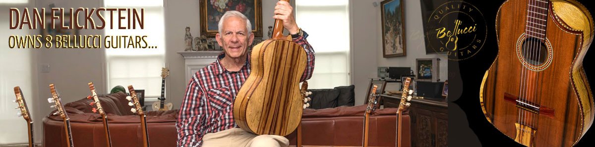 Guitarist Dan Flickstein Largest Custom Bellucci Guitars Collection !