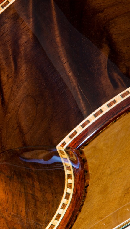 Brazilian Rosewood B&S, Quilted Maple top, Da Vinci Model Concert Classical Guitar