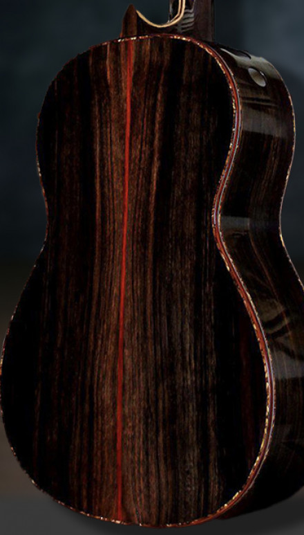 Macassar Ebony B&S Italian Spruce top, Da Vinci Concert Classical Guitar