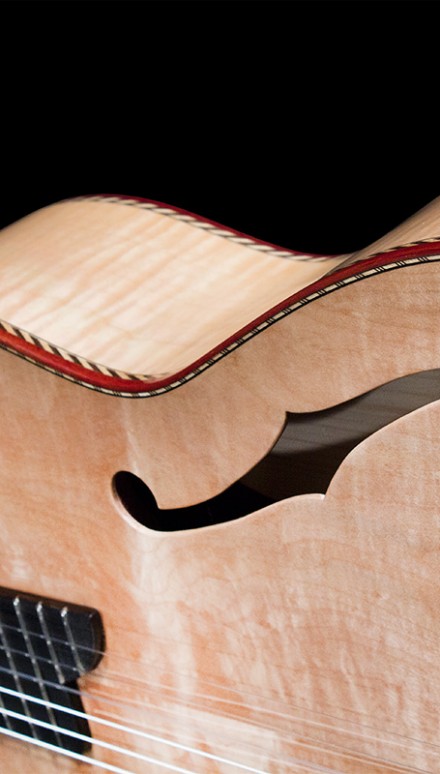 Quilted Maple back, sides and top, Stradivarius Model Concert Classical Guitar