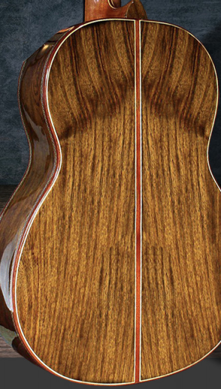 Walnut B&S, Indented Cutaway Cedar top Concert Classical Guitar