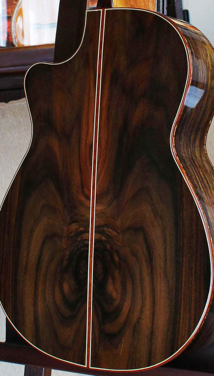 Highly Figured Indonesian Rosewood Tarantula Concert Classical Guitar