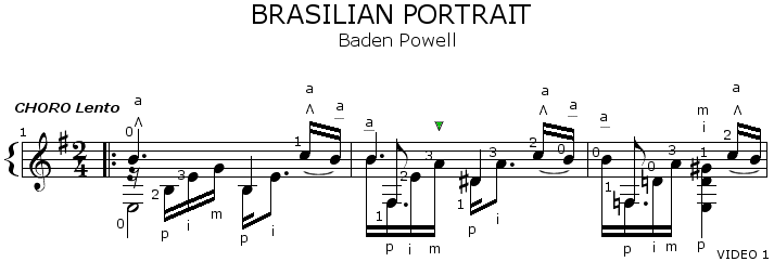 Baden Powell Brazilian Portrait Staff and Video 1