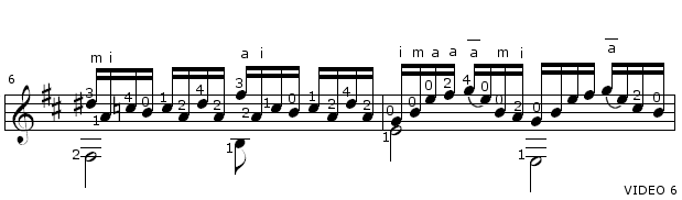 Bach Prelude BWV 1007 TAB Staff and Video 6