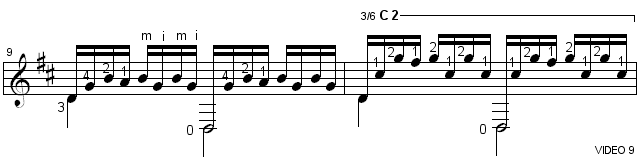 Bach Prelude BWV 1007 TAB Staff and Video 9