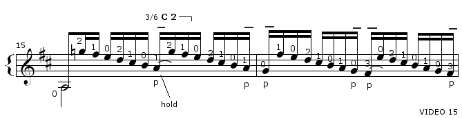 Bach Prelude BWV 1007 TAB Staff and Video 15