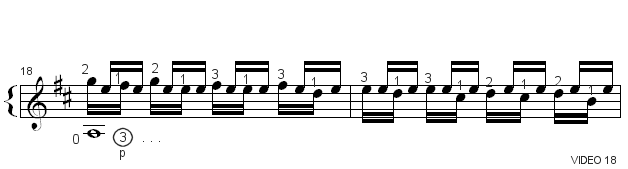 Bach Prelude BWV 1007 TAB Staff and Video 18