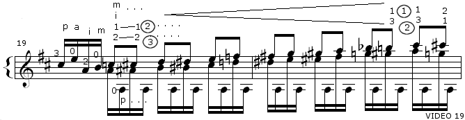 Bach Prelude BWV 1007 TAB Staff and Video 19