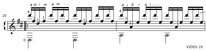 Bach Prelude BWV 1007 TAB Staff and Video 20