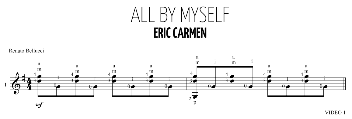 Eric Carmen All by Myself Staff and Video 1