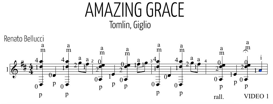 TomlinGiglio Amazing Grace Staff and Video 1