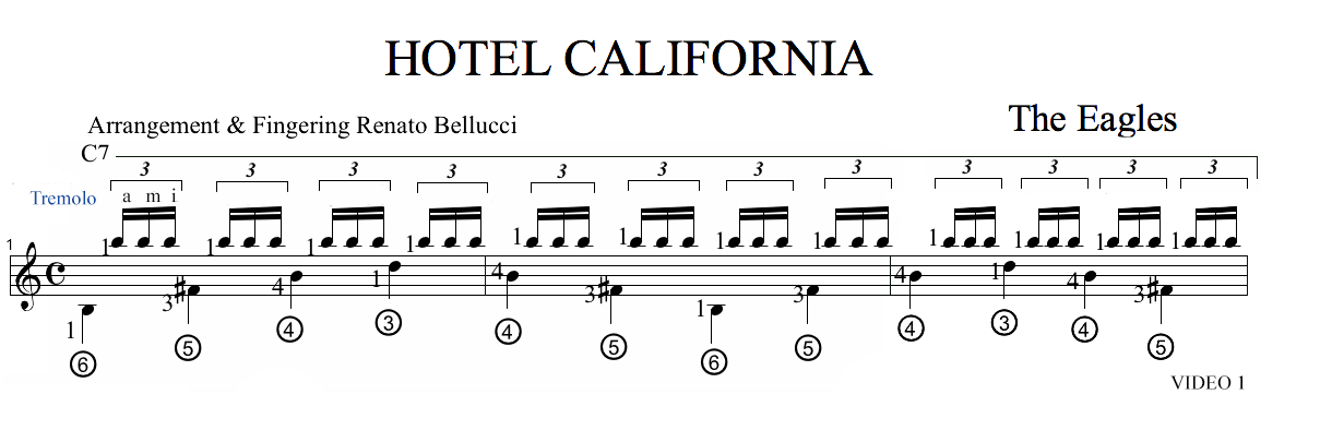 The Eagles Hotel California Staff and Video 1