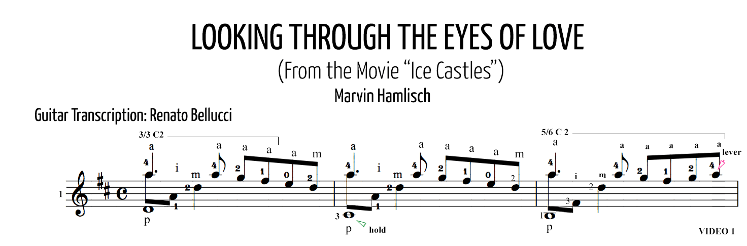 Marvin Hamlish Looking Through the Eyes of Love Staff 1
