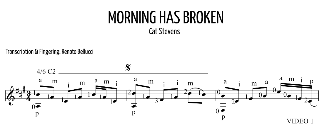 Cat Stevens Morning Has Broken Staff and Video 1