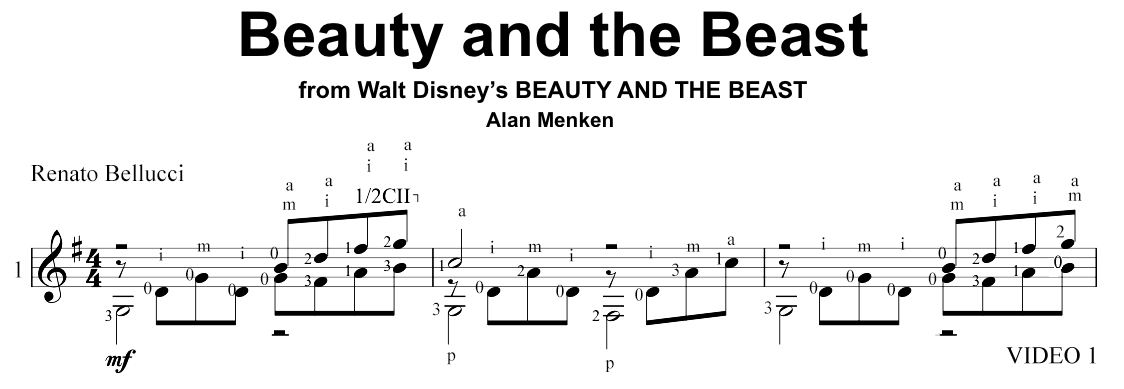 Alan Menken Beauty and the Beast Staff and Video 1