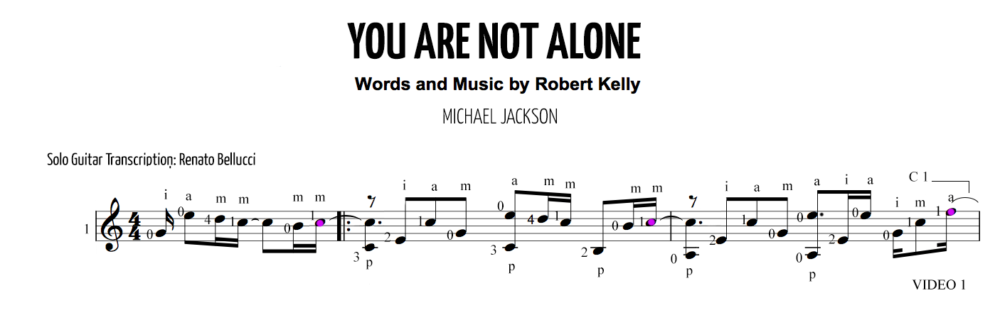 Michael Jackson You Are Not Alone Staff 1